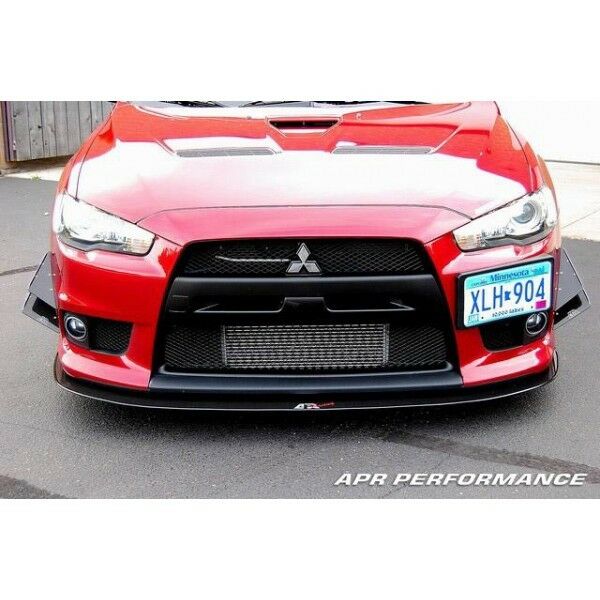 APR Performance Carbon Fiber Front Bumper Canards Set - Mitsubishi Evo X Evolution 10 (2008-2015)