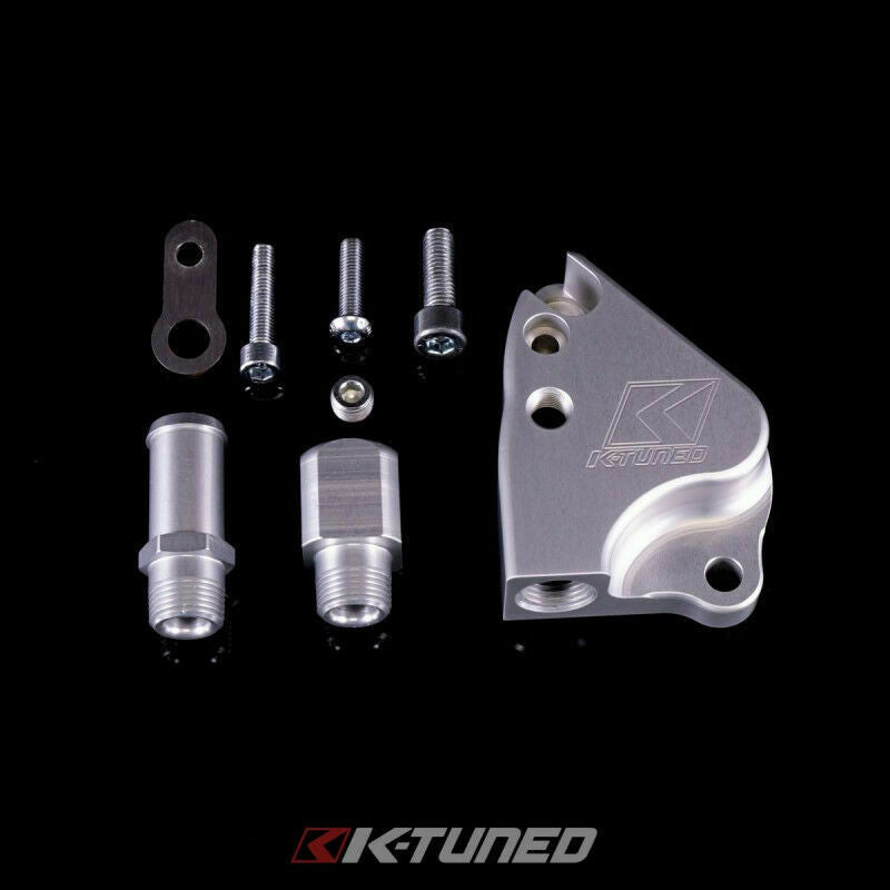 K-Tuned Intake Manifold Adapter Plate K24 Manifolds onto K24 Coolant Adapter