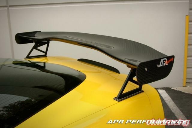 APR Performance Carbon Fiber GTC-500 Adjustable Wing Spoiler 74" - Chevrolet Corvette C6 & Z06 (2005-2013)