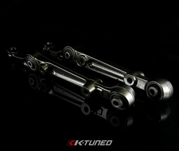 K-Tuned Front Adjustable Lower Control Arms w/ Rubber Bushings - Acura Integra (1994-2001)
