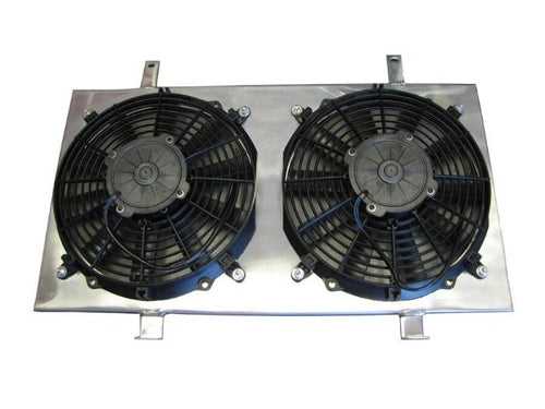 ISR Performance Radiator Fan Shroud Kit & Dual 12" Fans - Nissan 240sx S14 KA24DE