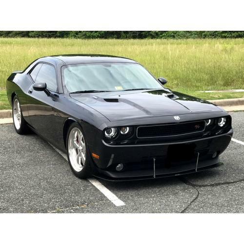 APR Performance Carbon Fiber Front Wind Splitter w/ Support Rods - Dodge Challenger RT & SXT (2008-2010)