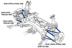Phase 2 Motortrend (P2M) Adjustable Rear Lower Toe Arms - Mazda RX-8 SE3P (2003-2012)