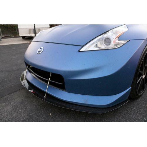 APR Performance Carbon Fiber Front Wind Splitter w/ Support Rods - Nissan Z34 370z Nismo (2009-2014)
