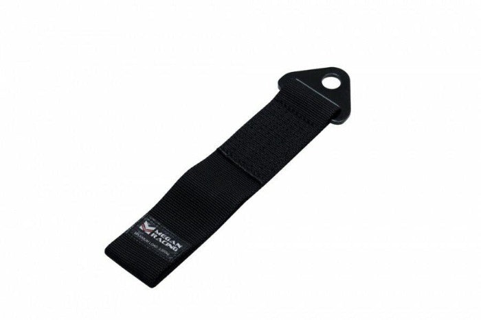 Megan Racing 2" Nylon Tow Hook Strap 10.25" Long 7,700lb Tow - Black