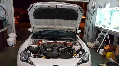 Phase 2 Motortrend (P2M) Carbon Fiber Series Engine Hood Bonnet Dampers Set - Subaru BRZ (2012-2021)