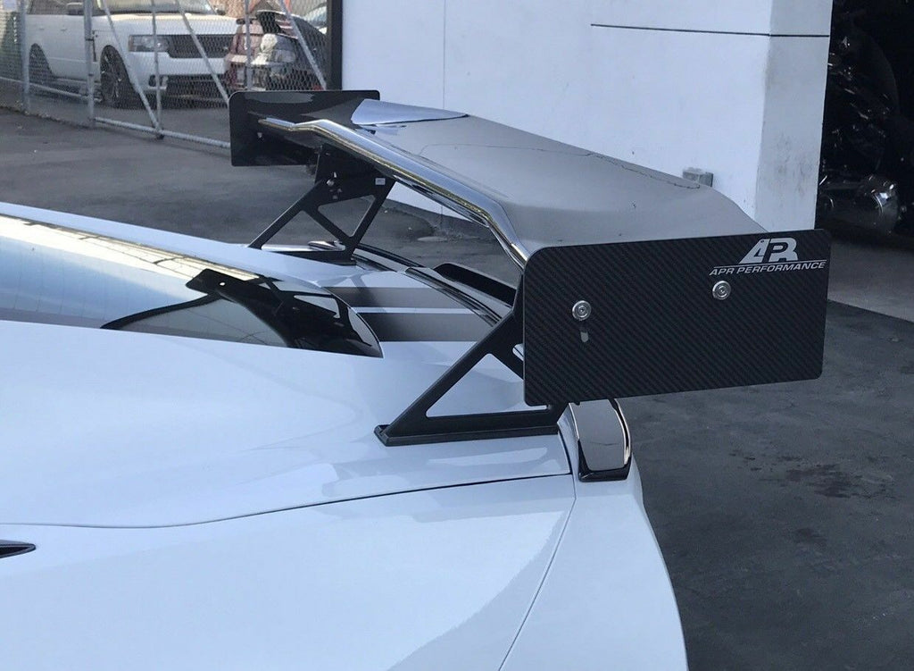 APR Performance Carbon Fiber GTC-500 Wing Spoiler 74" w/ Spoiler Delete - Chevrolet Corvette C7 & Z06 (2014-2019)