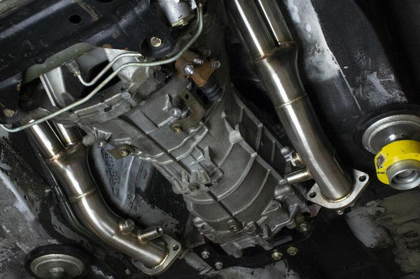ISR Performance High Ground Clearance VQ35DE Swap Header Kit - Nissan 240sx (1989-1998)