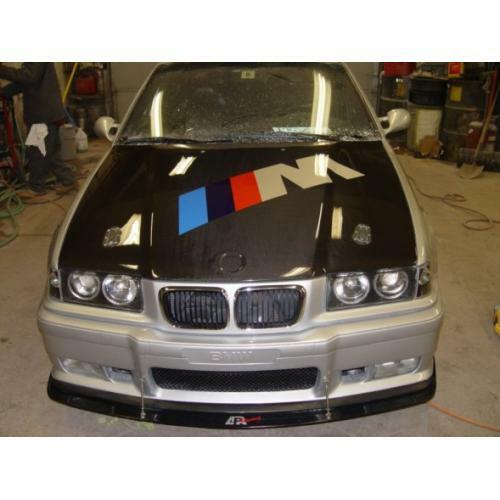 APR Performance Carbon Fiber Front Wind Splitter w/ Rods - BMW E36 M3 (1992-1999)
