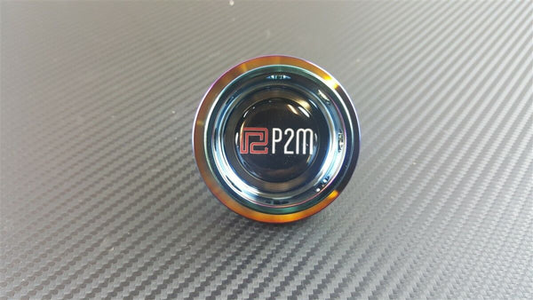 Phase 2 Motortrend (P2M)  Phase 2 Round Neo Chrome Engine Oil Filler Cap Universal For Toyota Non Clip