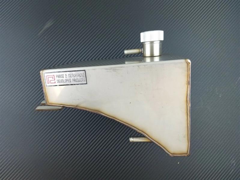 P2M V2 Coolant Over Flow Reservoir Expansion Tank - Nissan 240SX S13 (1989-1994) - P2-CRTNS13V2-GD