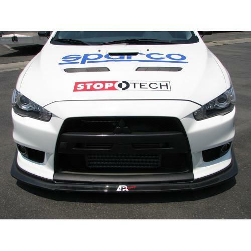 APR Performance Carbon Fiber Front Air Dam / Spoiler Lip - Mitsubishi Lancer Evolution Evo 10 X (2008-2015)