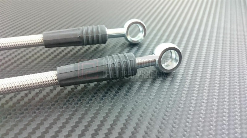 P2M Braided Rear Brake Lines - Mitsubishi Lancer Evolution 8 VIII - P2-EVO8RR