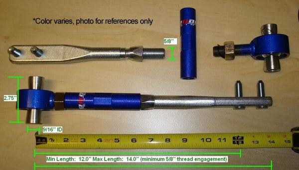 Megan Racing Pillow Ball Front Tension Rods Arms - Infiniti Q45 (G50) (1990-1996)