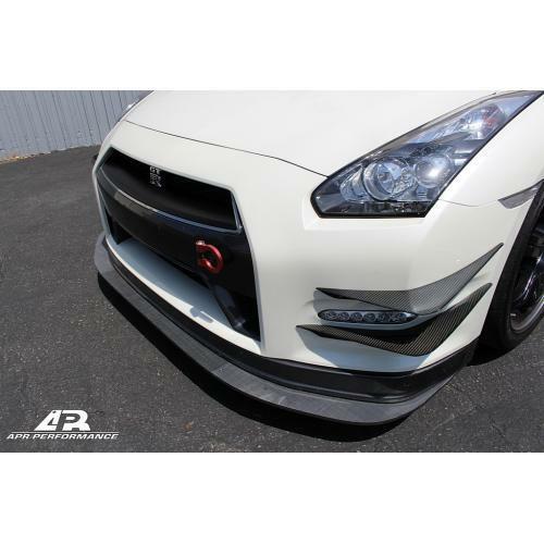 APR Performance Carbon Fiber Front Bumper Canards Set of 4 - Nissan Skyline R35 GT-R (2012-2016)