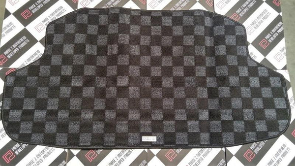 Phase 2 Motortrend (P2M) Checkered Flag Carpet Trunk Mat - Nissan Z32 300zx (1990-1996)