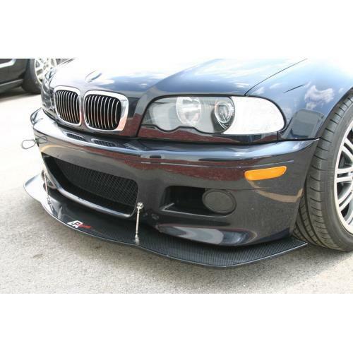 APR Performance Carbon Fiber Front Wind Splitter w/ Rods - BMW E46 M3 (2001-2006)