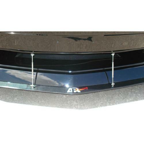 APR Performance Carbon Fiber Front Wind Splitter w/ Rods - Ford Mustang w/ CDC Aggressive Chin (2005-2009)