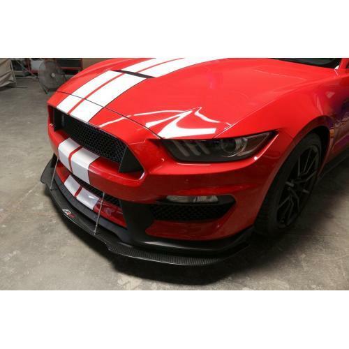 APR Performance Carbon Fiber Front Wind Splitter w/ Rods - Ford Mustang Shelby GT350 (2016-2017)