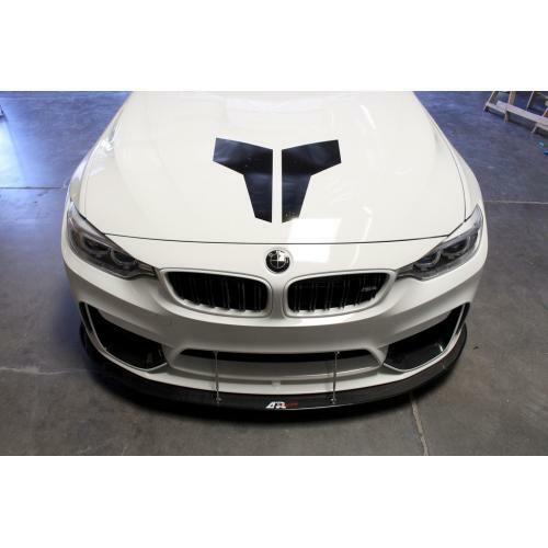 APR Performance Carbon Fiber Wind Splitter w/ Rods BMW F80 F82 M3 M4 w/ Pr Lip