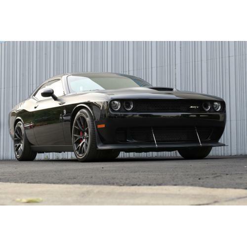 APR Performance Carbon Fiber Front Wind Splitter w/ Rods - Dodge Challenger SRT Hell Cat (2015+)