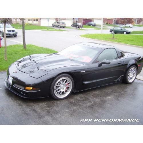 APR Performance Carbon Fiber Front Wind Splitter w/ Rods - Corvette C5 (1997-2004)