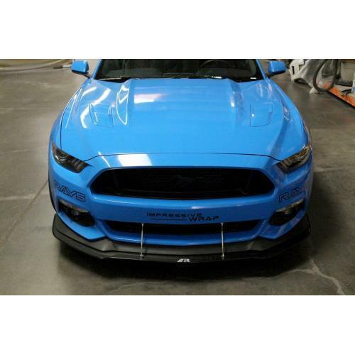 APR Performance Carbon Front Wind Splitter w/ Rods - Ford Mustang w/ Performance Package (2015-2017)