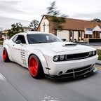 APR Performance Carbon Fiber Front Wind Splitter w/ Support Rods - Dodge Challenger SRT-8 (2008-2010)