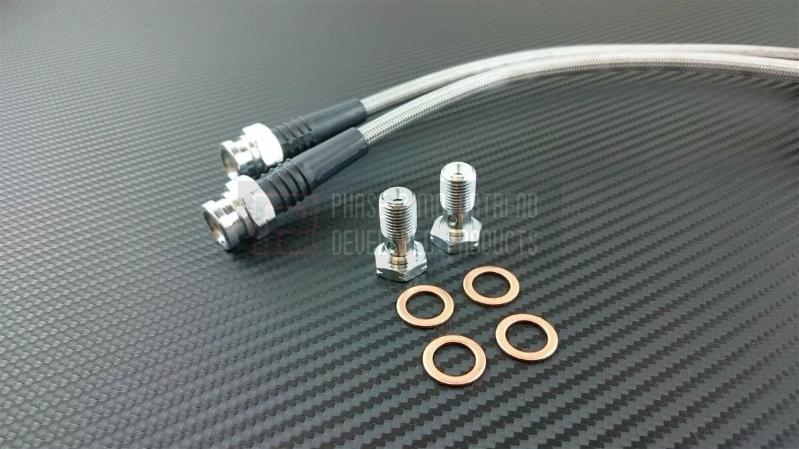 P2M Braided Rear Brake Lines - Honda S2000 (2000-2005) - P2-S2KAP1RR