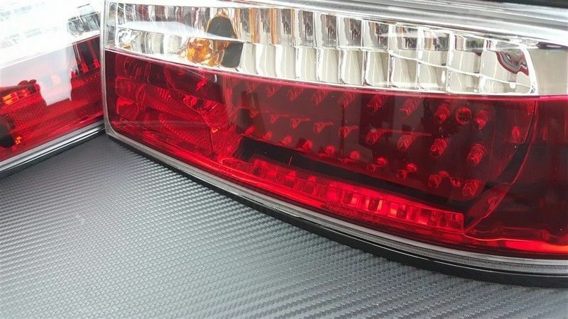 Phase 2 Motortrend (P2M) Crystal Clear LED 3pc Rear Taillight Kit - Nissan 240sx S14