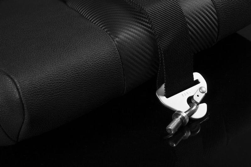 Braum Racing 5 Point 3" Inch SFI Certified 16.1 Racing Harness - Black