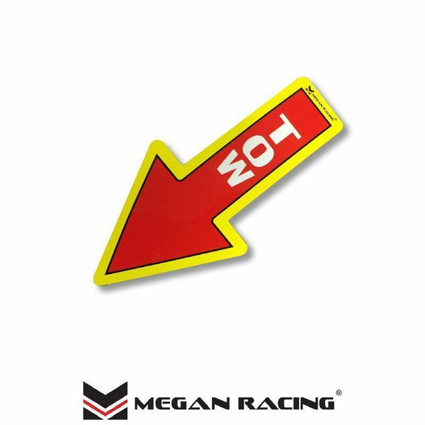 Megan Racing Tow Hook Decal Sticker & Megan Racing Decal New