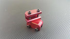 Phase 2 Motortrend (P2M) Red Aluminum Frame Rail Jack Adapters Set - Universal