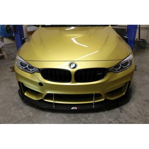 APR Performance Carbon Fiber Front Wind Splitter for OEM Bumper - BMW F80 F82 M3 M4 (2015-2019)