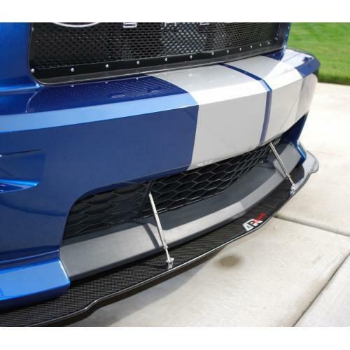 APR Performance Carbon Fiber Front Wind Splitter w/ Rods - Ford Mustang Shelby GT California Edition (2005-2009)