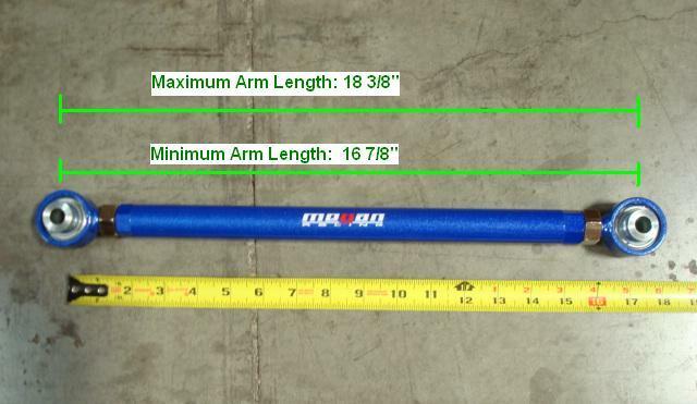 MRS-NS-1793 - Megan Racing Adjustable Lower Support Bar - Nissan Silvia 240sx S13 S14 (1989-1998)
