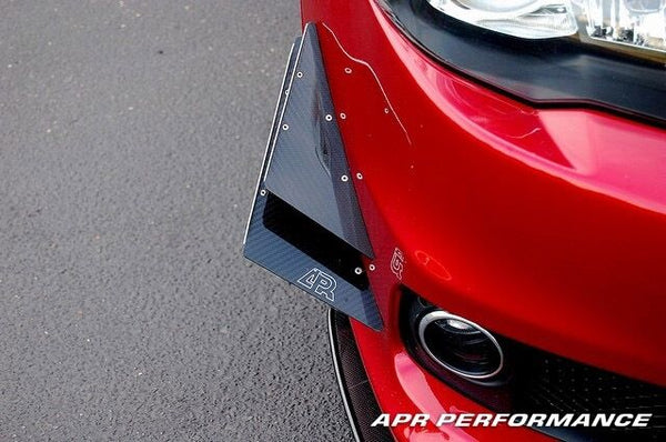 APR Performance Carbon Fiber Front Bumper Canards Set - Mitsubishi Lancer Evolution EVO 8 VIII (2003-2005)