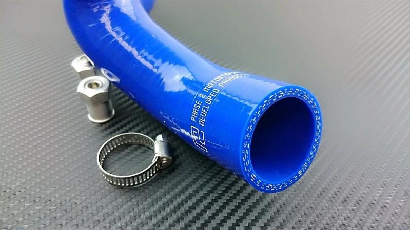 P2M Upper Radiator Hose Cooling Performer BLUE - Nissan 240SX SR20DET - P2-CPF1345BL