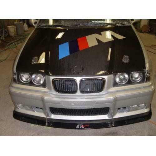 APR Performance Carbon Fiber Front Wind Splitter w/ Rods - BMW E36 M3 (1992-1999)