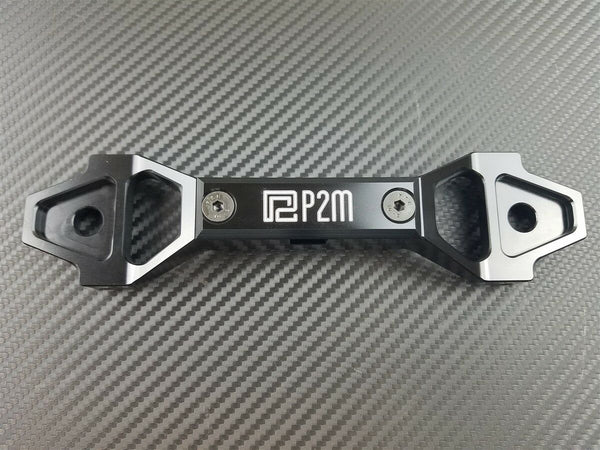 Phase 2 Motortrend (P2M) Phase 2 Adjustable Billet Aluminum Battery Bracket 130mm to 175mm BLACK New