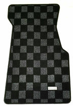 Phase 2 Motortrend (P2M) Checkered Flag Race Carpet Floor Mats Set - Honda Civic Del Sol (1992-1994)