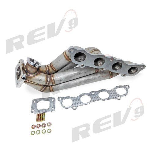 REV9 Power HP-Series Side Winder Equal Length T3 Flange Turbo Manifold - Honda Civic & Acura RSX K20