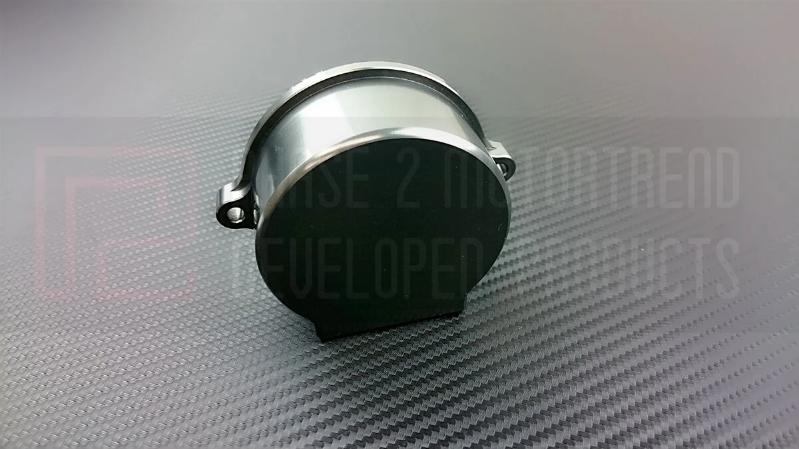 P2M Aluminum CAS Crank Angle Sensor Cover Gun Metal - Nissan 240SX SR20DET - P2-CASNSR20G-GD
