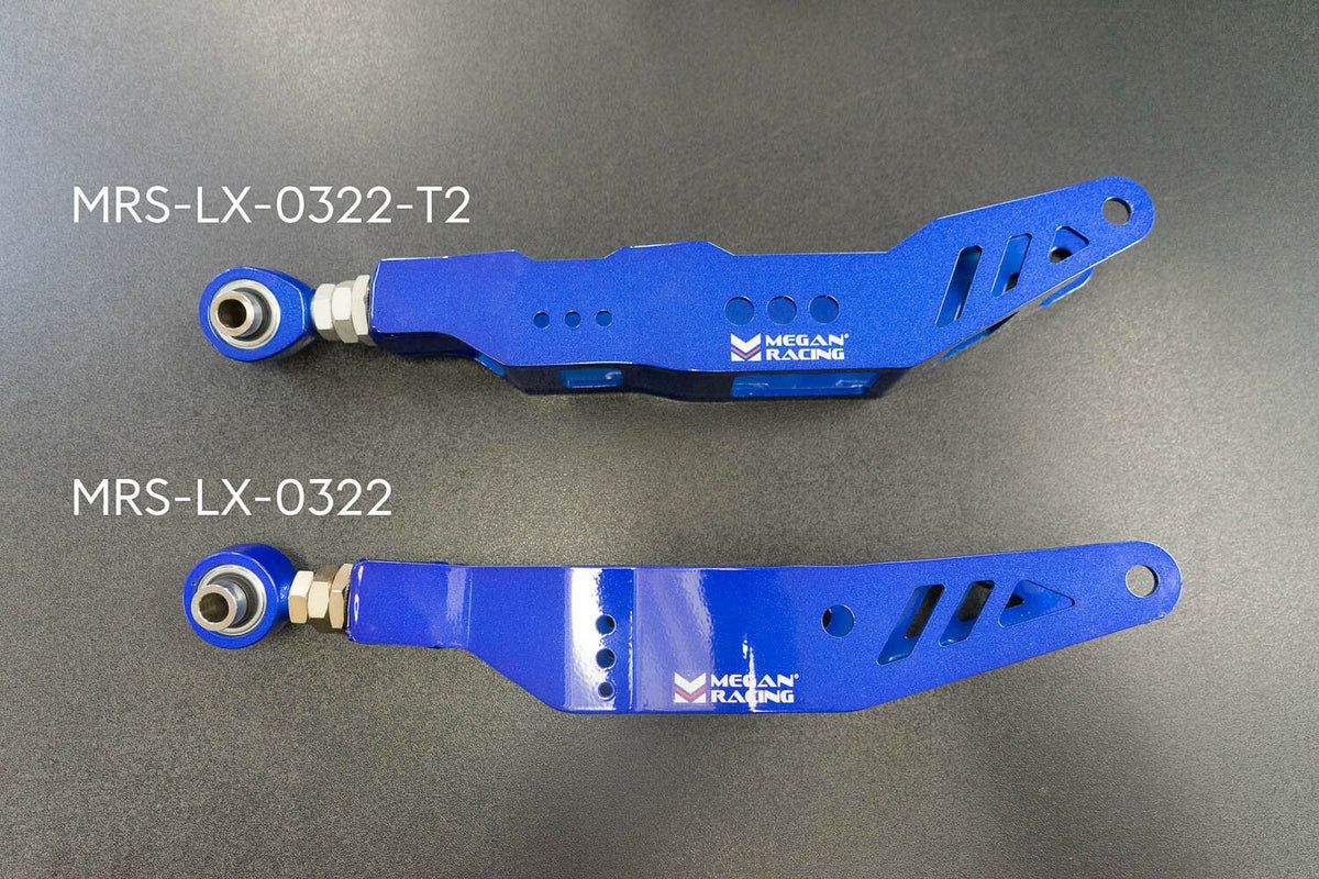 MRC-LX-0322 - Megan Racing Adjustable Rear Lower Camber Control Arms V1 - Lexus GS300 / GS350 / GS430