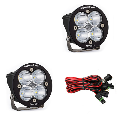 Baja Designs Squadron-R Sport Clear Spot LED - Pair