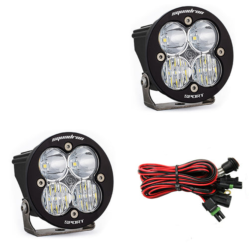 Baja Designs Squadron-R Sport Clear Driving / Combo LED - Pair