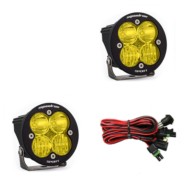 Baja Designs Squadron-R Sport Amber Driving / Combo LED - Pair