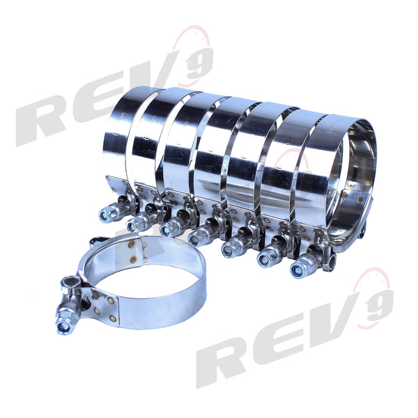 REV9 Power FMIC Aluminum Front Mount Turbo Intercooler Kit - Silver - Ford Focus ST (2013-2018)