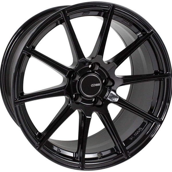 Enkei TS10 18x9.5 / 5x114.3 / 35mm Offset - Black Wheel