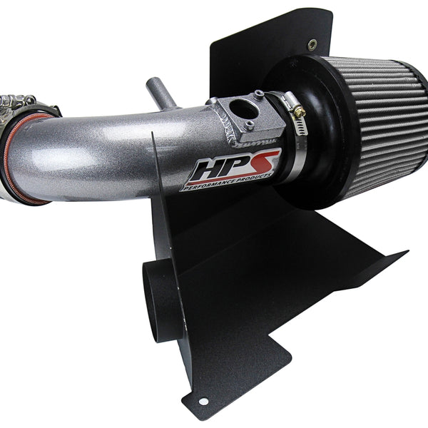 HPS Performance Shortram Air Intake Kit (Gunmetal) - Honda Civic Si 2.4L (2012-2015) Includes Heat Shield